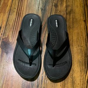 Womens, Okabashi Sandals, black, size Large